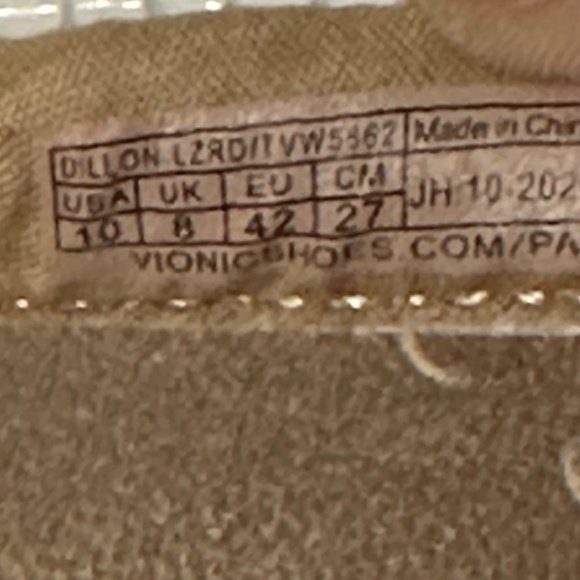 Vionic Dillon women’s size 10 white orthotic toe post flip flops - Picture 5 of 5